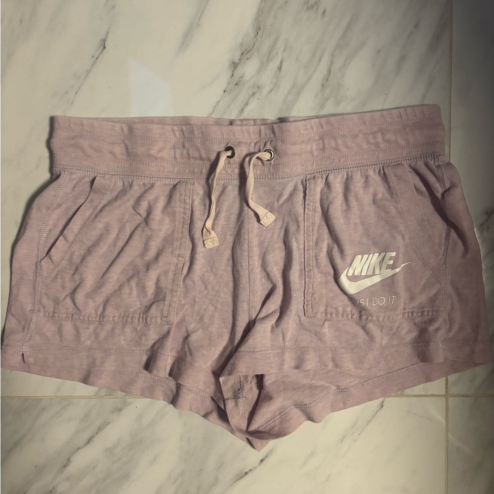 Nike Women's Light Pink Athletic Shorts